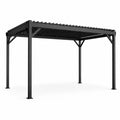 Pérgola de Aluminio Lamas 300x400 cm Negro
