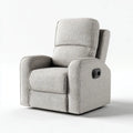 Recliner Sofa Fabric Upholstery 75x85x100 cm – Light Gray – Modern Design