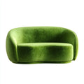 Green Velvet Sofa 130x75x70 cm - Modern Design