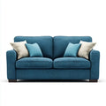 Sofa Set 150x85x90 cm Fabric Upholstery - Blue - Modern Design